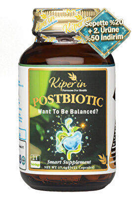 Postbiyotik 210 Milyar Cfu Rhamnosus &amp; Plantarum Sindirim (21Kapsül &amp; 700mg) | Akıllı Gıda Takviyesi ürün fotoğrafı