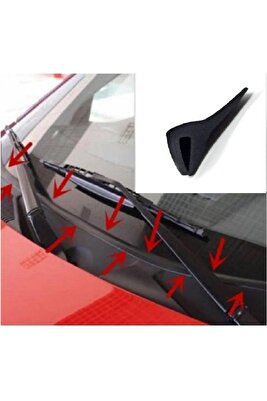 Ön Cam Dış Panel Bantlı Mühür Fitili - Araç Kaput Su Engelleyici Bantlı Fitil Uyumlu ürün fotoğrafı