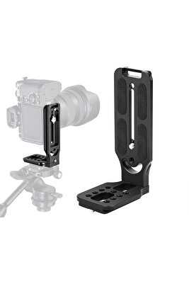 Quick Release L Plate Aynasız Ve Dslr Makineleri Dikey Kadraj Bağlama Adaptörü ürün fotoğrafı