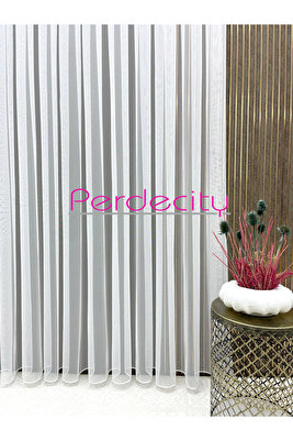 Petek Zemin Ütü Sevmez Tüm Odalara Uygun Düz Grek Tül Perde Sık Pile 1/3 . her odaya uygun ürün fotoğrafı