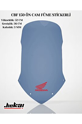 Honda Cbf 150 Ön Cam Tur Cam Füme ürün fotoğrafı
