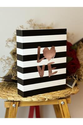 Fotoğraf Albümü 10x15cm 200 Fotoğraf Kapasiteli Renkli Love Desenli Anı Albümü ürün fotoğrafı