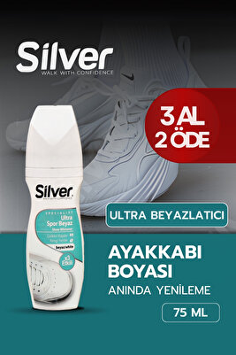 X3 Etkili Güçlendirilmiş Ultra Beyaz Spor Bez Ve Kumaş Likit Ayakkabı Boyası 75 ml ürün fotoğrafı