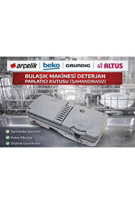 Bulaşık Makinesi Deterjan Kutusu Gri (ŞAMANDIRASIZ) ürün fotoğrafı