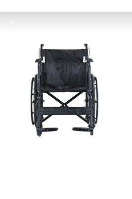 Refakatçi Frenli Ekonomik Manuel Tekerlekli Sandalye ürün fotoğrafı