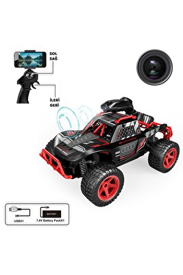 Uzaktan Kumandalı Şarjlı Kameralı Off Road Araba - Standart ürün fotoğrafı