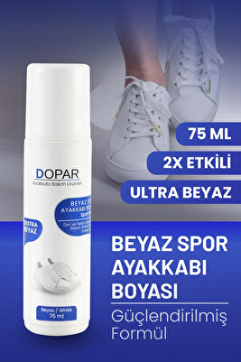 Beyaz Spor Deri Bez Ve Kumaş Ayakkabı Boyası Bakımı 75 Ml. ürün fotoğrafı