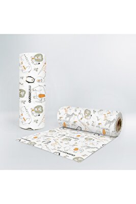 Mama Sandalyesi Örtüsü Orman Hayvanları 3 Adet 10'lu Rulo ürün fotoğrafı