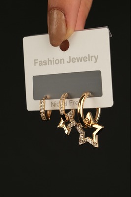 Çelik Renk Atmaz Garantli Faturalı Küpe ürün fotoğrafı