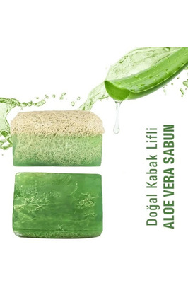 Aloe Vera Kabak Lifli Sabun ürün fotoğrafı