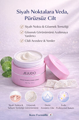 Burun Temizleme Macunu, Burun Bandı, Gözenek Giderici 60 Kullanımlık Maske 30 Gr/60 Strips ürün fotoğrafı