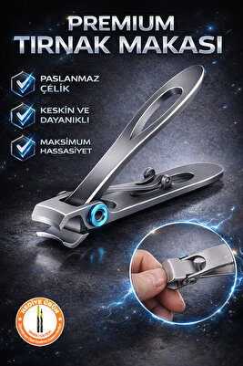 Ultra Geniş Ağızlı Paslanmaz Tırnak Makası (kalın,mantarlı,sert Tırnaklar İçin) ürün fotoğrafı