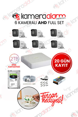 Haıkon 6 Kameralı Güvenlik Kamera Hazır Set ürün fotoğrafı