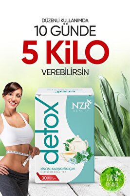 Detox kilo vermeye ve zayıflamaya1 yardımcı Özel Kinoa Karışımlı Bitkisel Form Çay ürün fotoğrafı