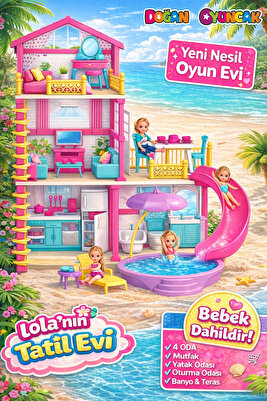 Lola'nın Tatil Evi - Ev Oyuncak - Lola'nın Tatil Ev Seti - Barbie Ev Seti ürün fotoğrafı