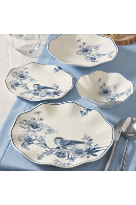 Nesrin 24 Parça 6 Kişilik Bone Yemek Takımı - 1891 ürün fotoğrafı