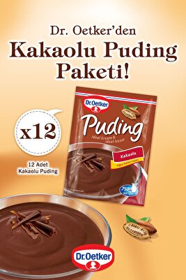 Puding Kakaolu 12'li ürün fotoğrafı