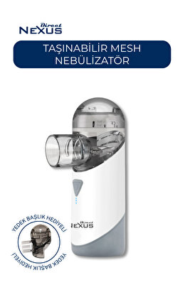 Şarj Edilebilir Taşınabilir Mesh Nebülizatör (Yetişkin &amp; Çocuk) ürün fotoğrafı