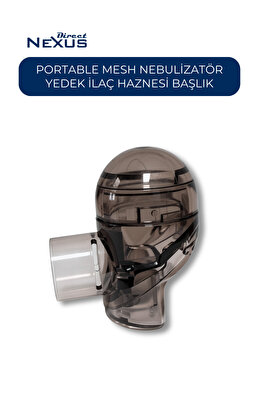 Portable Mesh Nebulizatör Yedek İlaç Haznesi Başlık ürün fotoğrafı