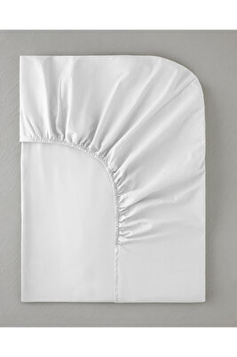 Düz Pamuklu King Size Lastikli Çarşaf 180x200 cm Beyaz ürün fotoğrafı