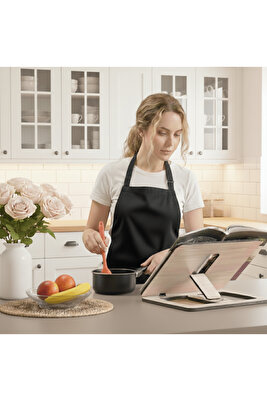 Ahşap Kitap Okuma Standı Tablet Standı Kitap Tutucu Rahle (ERİK) ürün fotoğrafı