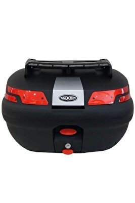 Motosiklet SL-45 Arka Çanta Üst Bagaj ve Sırt Dayamalı 45 lt Topcase Siyah ürün fotoğrafı