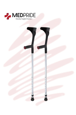 Kanedyen Koltuk Değneği Ayarlanabilir Dirsek Destekli Baston 2 Adet ürün fotoğrafı