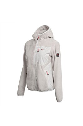 Kadın Ekru Outdoor Yumuşak Polarlı Ceket ürün fotoğrafı