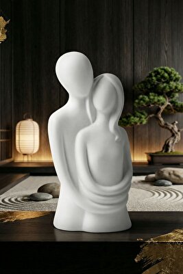 Sevgili Aşıklar Sarılmış Biblo Dekor 1 Adet Model 41 ürün fotoğrafı