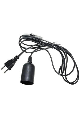 Kablolu Duy 2 Metre E27 Aç Kapa Anahtarlı Fişli ürün fotoğrafı