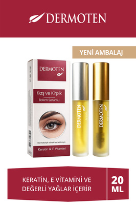 Kaş &amp; Kirpik Bakım Serumu, Keratin, E Vitamini Ve Doğal Yağ Içerikli 20 ml ürün fotoğrafı