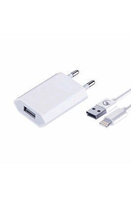 İphone Uyumlu 5w 1a Usb Lightning Şarj Aleti Komple Set 5- 6-7-8-x-10-11-12-13-14 ürün fotoğrafı