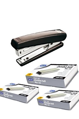 KRAF - CASSA Zımba Makinesi Ve 3000 Tane Tel Ofis Zımba Makinesi Tel Bükmez Paslanmaz Avantajlı Set ürün fotoğrafı