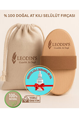 %100 Doğal At Kılı Selülit Fırçası – Batık, Çatlak Ve Selülit Karşıtı Kuru Fırçalama Peeling Fırçası ürün fotoğrafı