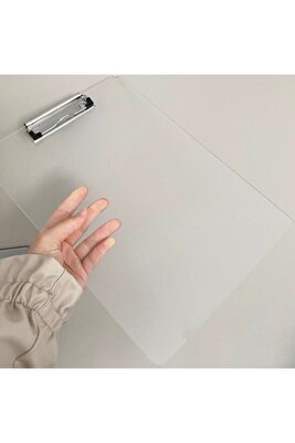 Şeffaf Pleksi Sekreterlik A4 Kapaksız Sekreterlik Sekreter Dosyası ürün fotoğrafı