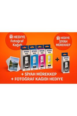 103 L3251Uyumlu 4 Renk Mürekkep Kartuş Takımı 65Ml *4 ürün fotoğrafı