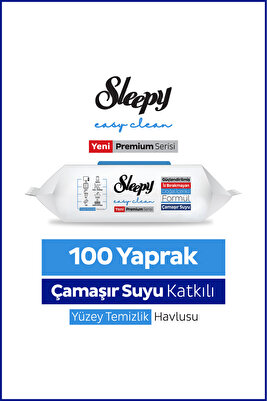 Easy Clean Premium Çamaşır Suyu Katkılı Yüzey Temizlik Havlusu Mendili 100 Yaprak ürün fotoğrafı