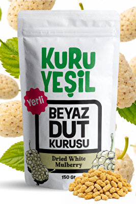 Beyaz Dut Kurusu – 150 Gr – Yerli – Kuru Dut – Doğal Kurutulmuş Meyve ürün fotoğrafı