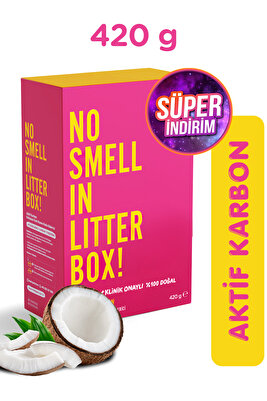 Kokusuz Aktif Karbonlu, Kedi Kumu Tuvaleti Için Giderici, Kokusu Doğal Idrar Çiş Giderme, 420 gram ürün fotoğrafı