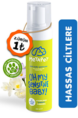 Hassas Ciltli Kediler Için Kuru Şampuan, Doğal Tüy Bakım Ürünü, Durulanmayan Susuz Köpük Yıkama ürün fotoğrafı