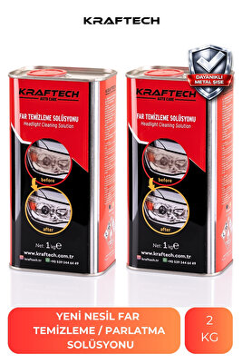 Yeni Nesil Premium I Buharlı Far Temizleme Sıvısı Ve Parlatma Solüsyonu I Kloroform Uyumlu 2 X 1 Kg ürün fotoğrafı