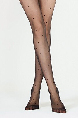 Siyah Stil Külotlu Çorap ürün fotoğrafı