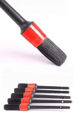 5'li Kaliteli Farklı Boyutlarda Oto Detay Fırça Seti 5 Adet Oto Araba Yıkama Klima Temizleme Fırçası ürün fotoğrafı