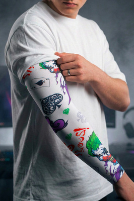 Joker Oyuncu Sporcu Kolluk Gamer Sleeve 1 Adet ürün fotoğrafı