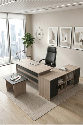 Vario Abf Ofis Büro Masa Takımı 3 Renk ürün fotoğrafı