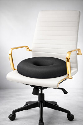 Ortopedik Oturma Simidi Koltuk Minderi Visko Kuyruk Sokumu Yastığı Yuvarlak ürün fotoğrafı