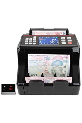 SC75200B Karışık Para Sayma Makinesi, TL Karışık, USD ve Euro Adet Sayım + Konuşma + Müş. ürün fotoğrafı