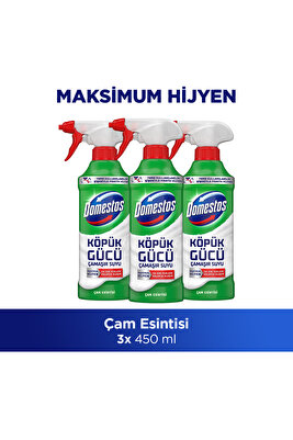 Köpük Gücü Köpük Çamaşır Suyu Çam Esintisi 450 ml x3 ürün fotoğrafı