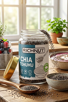 Chia Tohumu Glütensiz ürün fotoğrafı