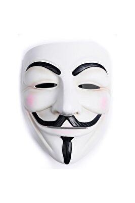 Partidolu Plastik V for Vendetta Maskesi halloween ürün fotoğrafı